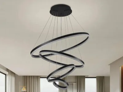 Productafbeelding van LED hanglamp + afstandsbediening, 135W