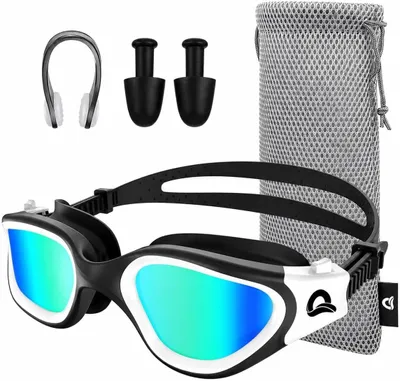 Imagen del producto de Gafas de natación para adultos, antiniebla, de talla universal e impermeables, ideales para nadar