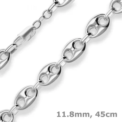 11-8mm-Schiffsankerkette-aus-925-Silber-45cm