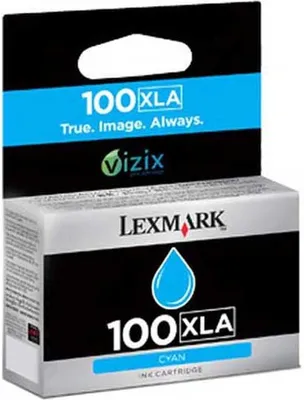 Produktbild von Lexmark 14N1093E / 100XLA Tintenpatrone cyan original, 600 Seiten, 4,85 Cent pro Seite - ersetzt Lexmark 14N1093E / 100XLA Druckerpatrone