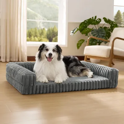 Image de Lit pour chien orthopédique grand - 106x76x18cm
