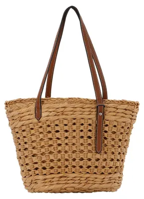 Image de Omgoods - Sac bandoulière en paille pour femmes - Sac à main d'été pour la plage
