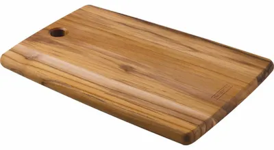 Imagen del producto de Tabla de cortar y de servir LANDHAUS de Tramontina, de madera de teca, 34 x 23 cm, modelo 13273-359