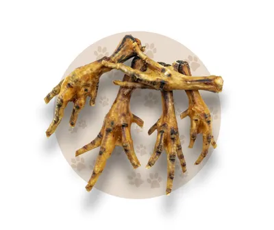 Produktbild von Warnick´s Tierfutterservice - Hundesnack - Hühnerfüße / Hähnchenfüße - getrocknet 1 kg
