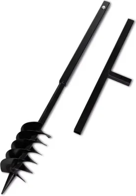 Immagine prodotto di VIDAXL MORDE BRACKEN mit Griff und Schraubenkopf (Doppelschraube) 120 mm (schwarz)