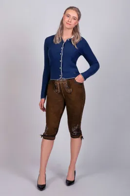 Produktbild von Edelnice Kniebund Wilbdbock Lederhose Juliane 42