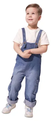 Produktbild von Jeanshose - Dunkelblau - Größe 110 - 100% Baumwolle - Elastisch - Jeans