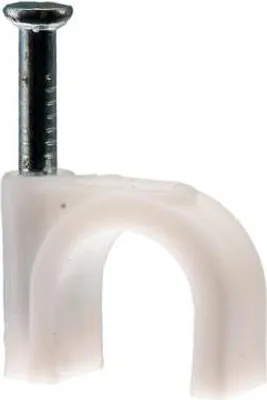 Produktbild von Nagelschelle mit Nägel Ø10 mm 100 Stück FLOP Schelle Kabel  Kabelklemme