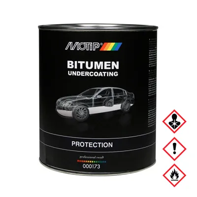 Image de MoTip Protection bitumeuse noire pour véhicules 2500ml