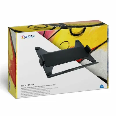 Produktbild von TooQ TQLH1117-B, Notebook-Armablage, Schwarz, 29,5 cm (11.6"), 43,9 cm (17.3"), 9 kg, 287 - 465 mm