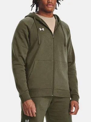 Produktbild von Under Armour Ua Rival Fleece Fz Hoodie-Grün 1379767-390__XL