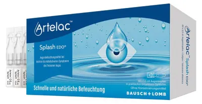 Produktbild von Artelac Splash Augentropfen EDO, 60 St. Einzeldosispipetten