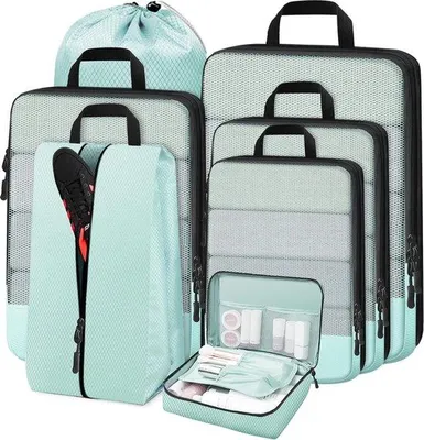 Produktbild von Famanu Kofferorganizer Set 7-teilig - Ultraleicht, Blau