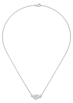 Produktbild von Collier Smart Jewel mit weißen Zirkonia Steinen, Silber 925 Silber 45 cm