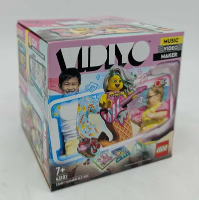 Produktbild von LEGO 43102 VIDIYO Candy Mermaid BeatBox Music Video Maker Musik Spielzeug für Kinder, AR App Set mit Meerjungfrau Minifigur