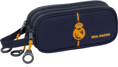Obrázok produktu pre Trojitý viacúčelový kufor Real Madrid C.F. 2nd Kit 24/25 Navy blue 21 x 8,5 x 7 cm