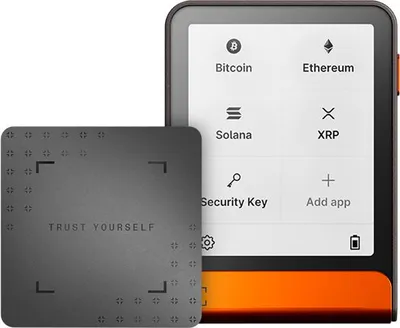 Image de Ledger Flex mit Recovery Key, Hardware Wallet Orange