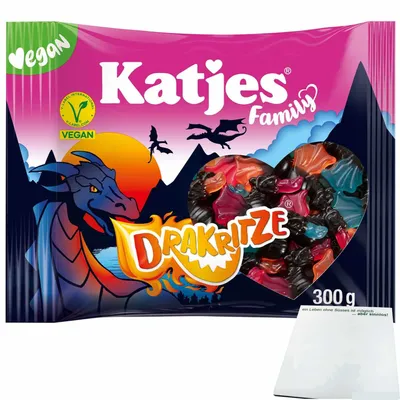 Produktbild von Katjes Family Drakritze (300g Beutel) + usy Block