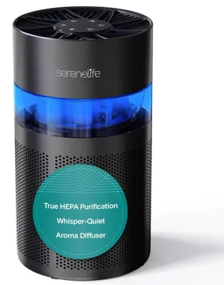Productafbeelding van SereneLife luchtreiniger met HEPA-13 filter, luchtreiniger voor mensen met allergieën, verwijdert 99,97% van de allergenen