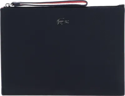 Image de LACOSTE pochette sac de soirée Anna Clutch Abimes Petunia bleu marine