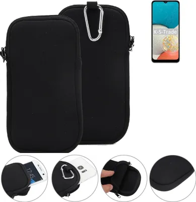 Produktbild von K-S-Trade Neopren-Hülle Handyhülle kompatibel mit Samsung Galaxy Wide5 Schutzhülle Neoprenhülle Sleeve Schutz-Hülle Gürtel Tasche Case Holster