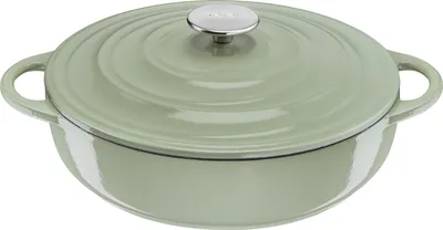 Produktbild von Tefal Lov żeliwna patelnia do serwowania 28 cm jasnozielona