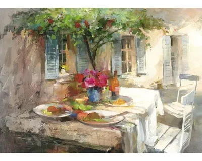Produktbild von Leinwandbild Beautiful garden II 116x84 cm