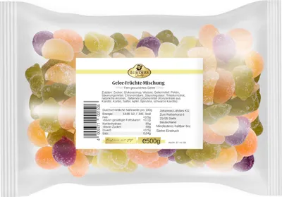 Produktbild von LÜHDERS Gelee-Früchte-Mix Vorratspackung, vegan