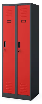 Produktbild von Jan Nowak Spind Schrank, Kleiderschrank, Metallschrank, Schließfachschrank 180 cm x 60 cm x 50 cm