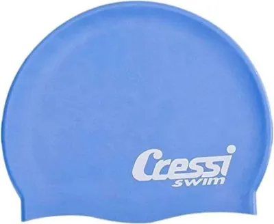 Produktbild von Cressi Silicone Badekappe Blau  Blau One Size