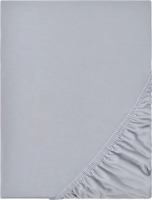 Produktbild von Mikrofaser Spannbettlaken Spannbetttuch in vielen Größen und Farben, 140x200cm Silber grau