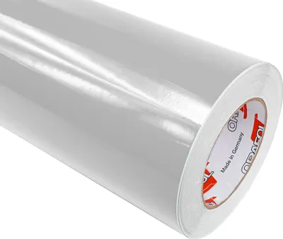 Produktbild von DecoMeister Möbelfolie selbstklebend 100x50 cm - Hellgrau Hochglanz - Einfarbig Klebefolie für Möbel - Klebefolie Möbel für einfache Anwendung, ideal für die Renovierung von Küche oder Bad - Möbelfolie