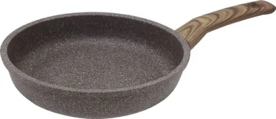 Produktbild von Steuber STONEWOOD Bratpfanne Ø 20 cm für öl- und fettfreies Braten, für alle Herdarten, robuste GREBLON Antihaftbeschichtung, Induktionspfanne