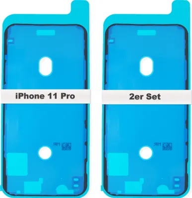 Produktbild von 2x iPhone 11 Pro Rahmen LCD Display Kleber Dichtung Klebefolie Wasserdichtung Glue Schwarz