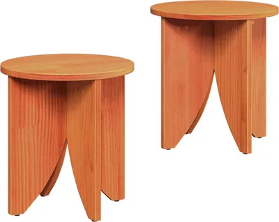 Obrázek produktu pro Konferenční stolek 2 pcs Voskově hnědá