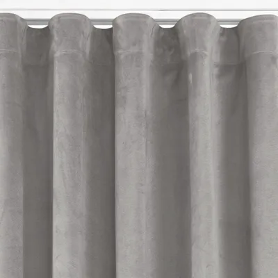 Zdjęcie produktu dla Zasłona VILA velvetowa na taśmie wave 400x270 szara Homede