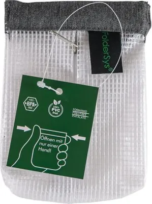 Immagine prodotto di FolderSys 40622-37 FolderSys Schnappverschlussbeutel transparent/grau 0,20 mm, 1 St.