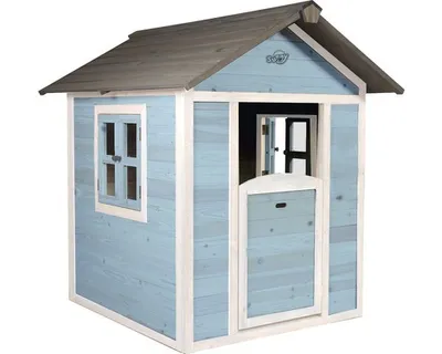 Produktbild von Sunny Lodge blau/ weiß Gartenspielhaus; C050.001.01