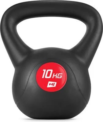 Produktbild von Hop-Sport Činka Kettlebell | Vinylová činka 10kg | Hojdacia činka | Ergonomická rukoväť