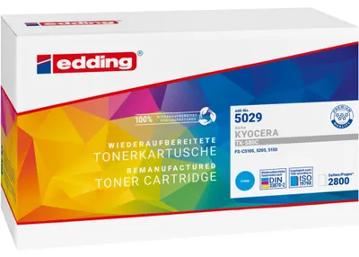 Produktbild von Edding Toner für Kyocera TK-580C FS-C5150DN EcosysP6021CDN