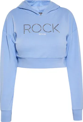 Immagine prodotto di ROCKEASY felpa con cappuccio da donna - blu, S