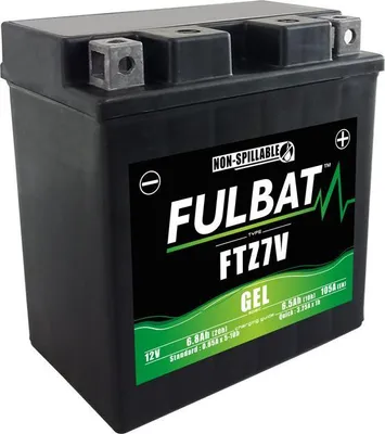 Image de Batterie FULBAT FUL GEL - FTZ7V / YTZ7V (Gel, sans entretien)
