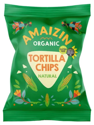 Productafbeelding van Amaizin Corn chips natural (75 gr)