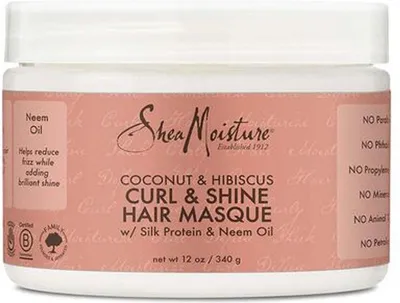 Obrázok produktu pre Shea Moisture Coconut & Hibiscus Curl & Shine Hair Masque 340G