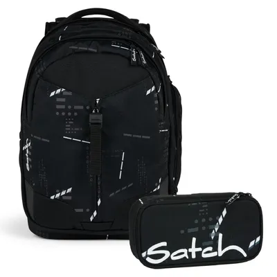 Produktbild von Satch Schulrucksack-Set MATCH Ninja Matrix 2-teilig, inkl. Mäppchen