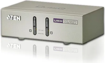 Obrázek produktu pro Aten CS72U-AT ATEN 2-Port USB KVM with Audio | KVM Cable included