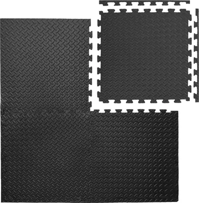 Zdjęcie produktu dla zestaw 4 mat ochronnych 2 cm 63x63 cm Mata fitness z krawędzią