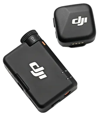 Obrázok produktu pre Bezdrôtový lavalierový mikrofón, všsmerový, s veľmi dlhou výdržou batérie, model Mini Mic 1 vysielač, 1 prijímač