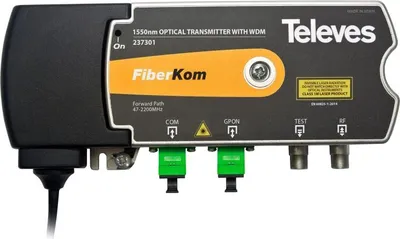 Image de TELEVES FTTH - Émetteurs SAT et DVB-T2 via une fibre optique UOS15501310