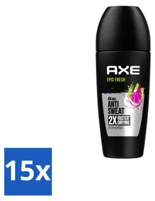 Produktbild von 15 x Axe Deodorant Roller Epic Fresh - 50 ml - Vorteilspackung - 15 Stücke